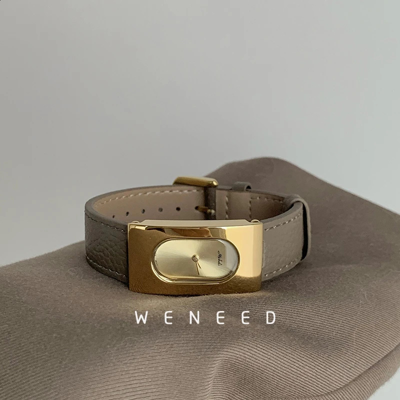 personal fashionable and luxurious womens watch real leather belt simple and fashionable casual womens watch 250319
