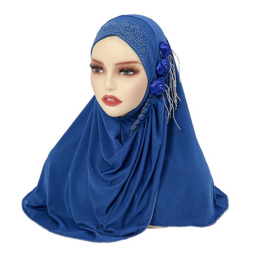 The latest Wens headscarf and Diamon floral fashion instant Islamic Muslim headscarf classic womens headscarf shawl RIMAIRE X250324