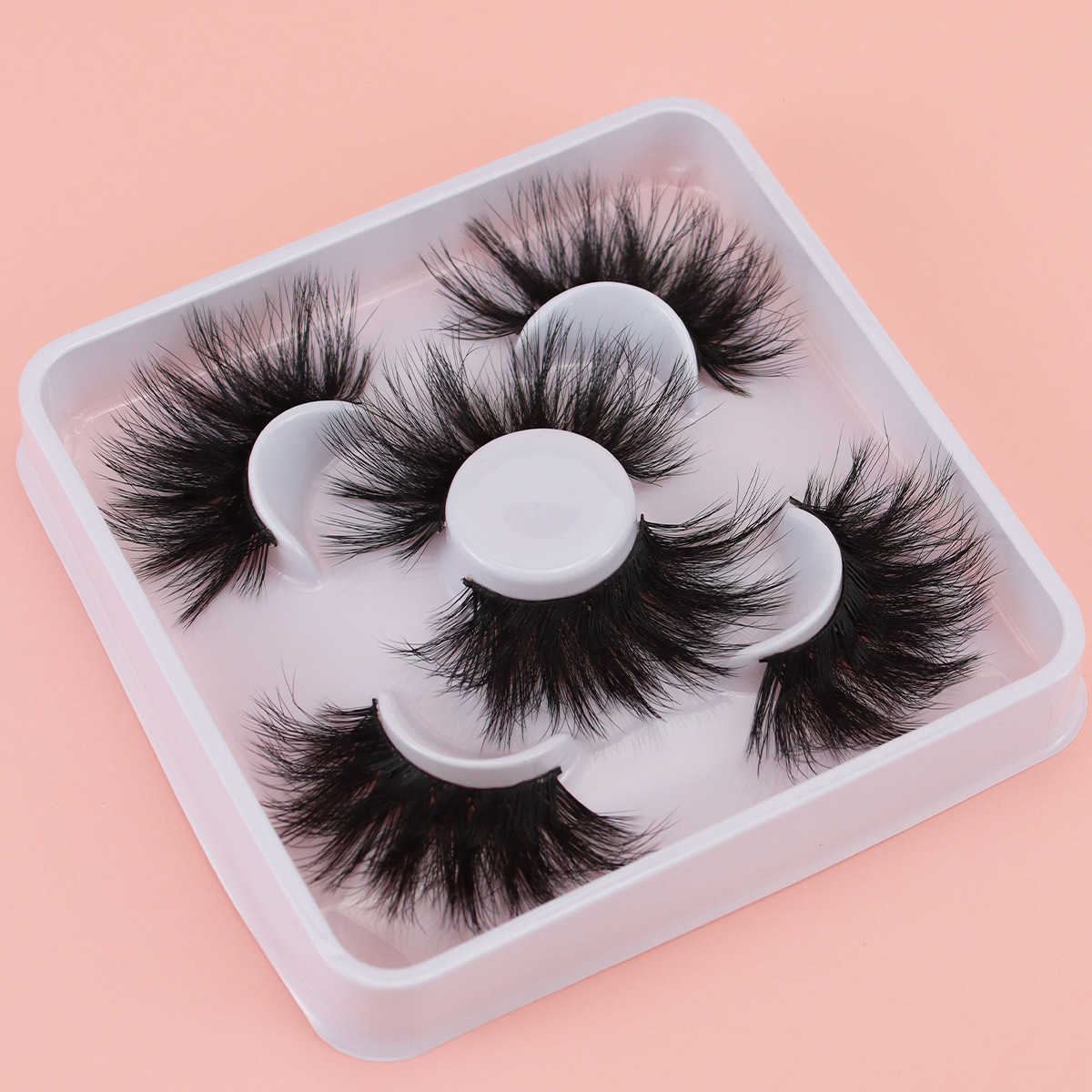 Thick and dense synthetic false eyelashes three-dimensional and long multi-layered curled eyelashes one-piece eyelashes W250324