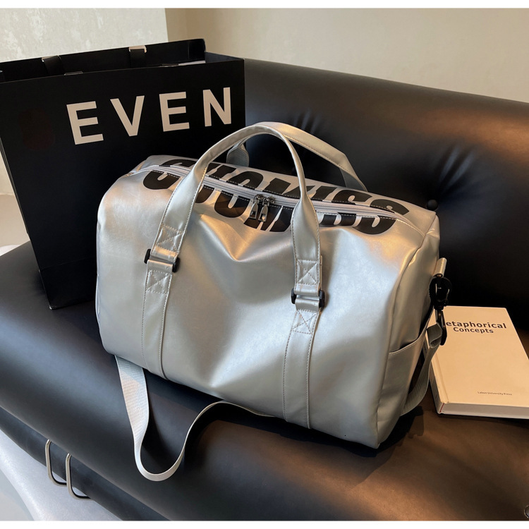 2025S Fashion Designer New Men S And Women S Large Capacity PU Fitness Travel Bag Outdoor Sports Handbag Dry Wet Separation Independent Shoe Compartme