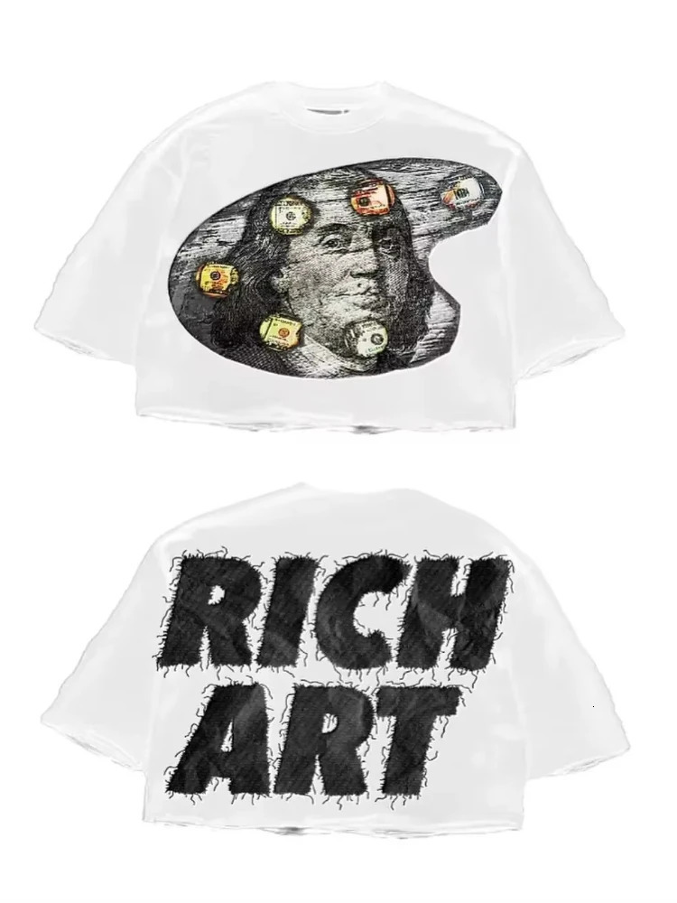 Y2k shirt with oversized printed graphic Tshirt hiphop punk mens and womens short sleeved pure cotton top Harajuku retro gothic streetwear 250324