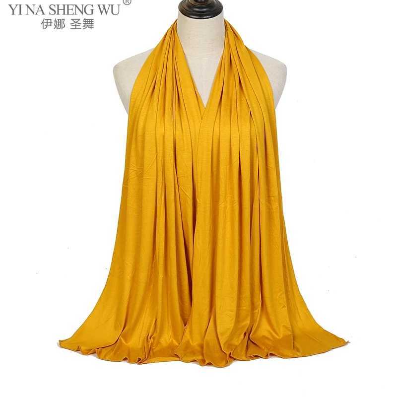 170x60cm fashionable jersey headscarf long Muslim shawl plain weave soft turbo tie bag suitable for African bands X250324