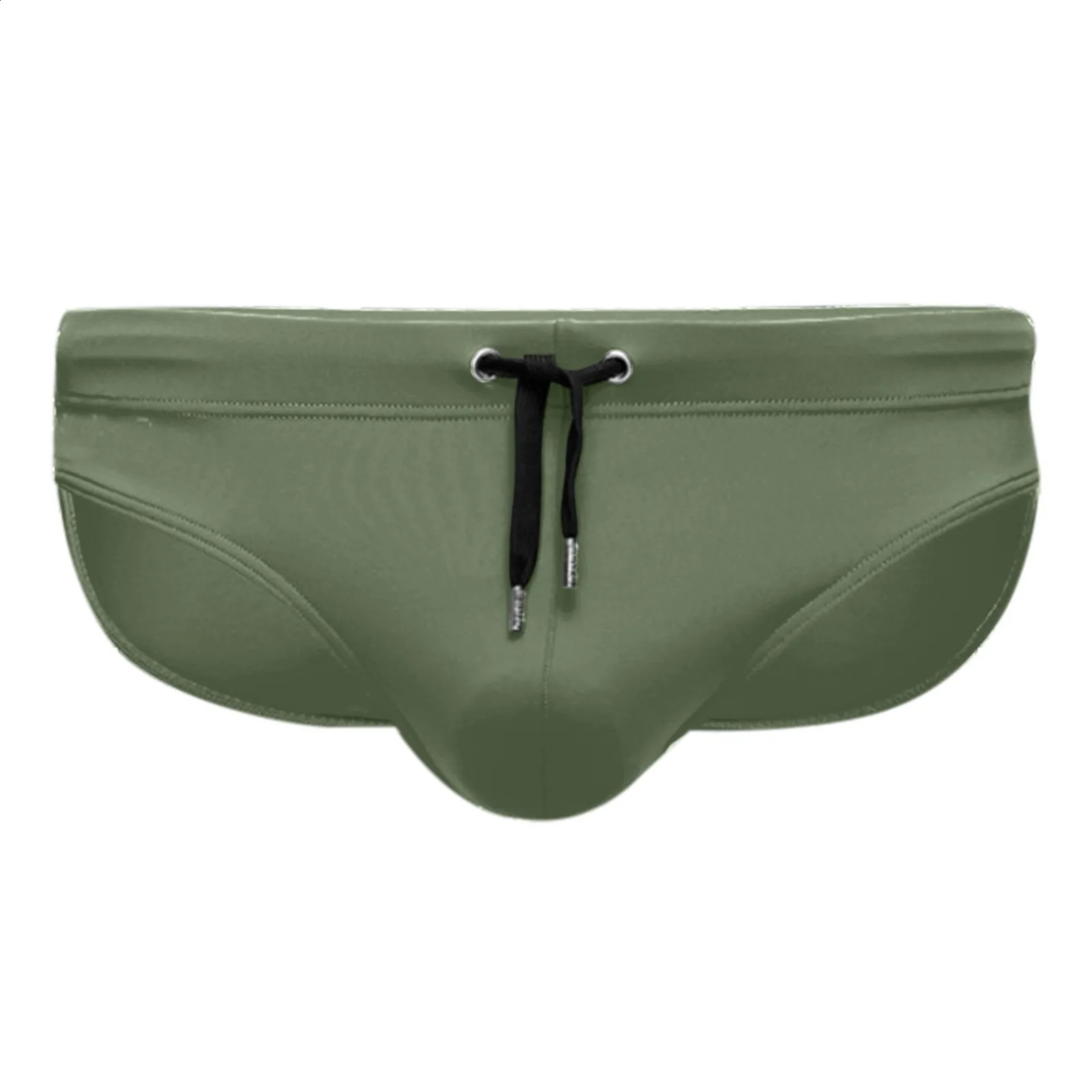 Mens swimming rod Soild Fit Beach Shorts Triangle Bathing Suit Summer sports quick drying swimsuit Drawstring 250321