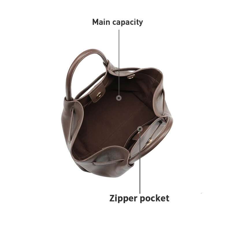 Original Handbags Women Trend Shoulder Leather Large Capacity Tote Crossbody Fashion Designer Lady Bag