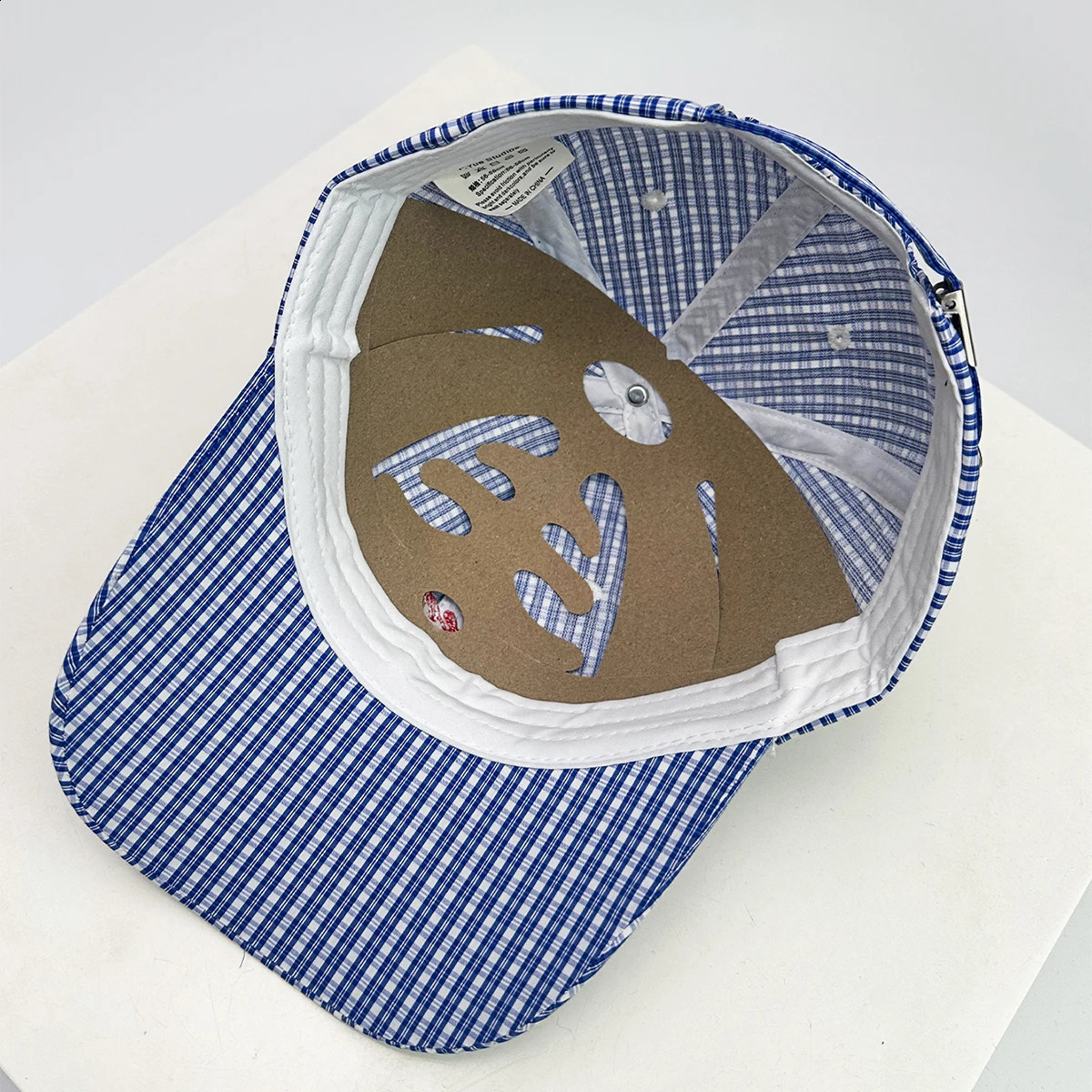 Plaid Letter Embroidery Floral Baseball Hats Breathable Unisex Sweet Sunshade Korean Versatile Peaked Caps Fashion Outdoor 250321