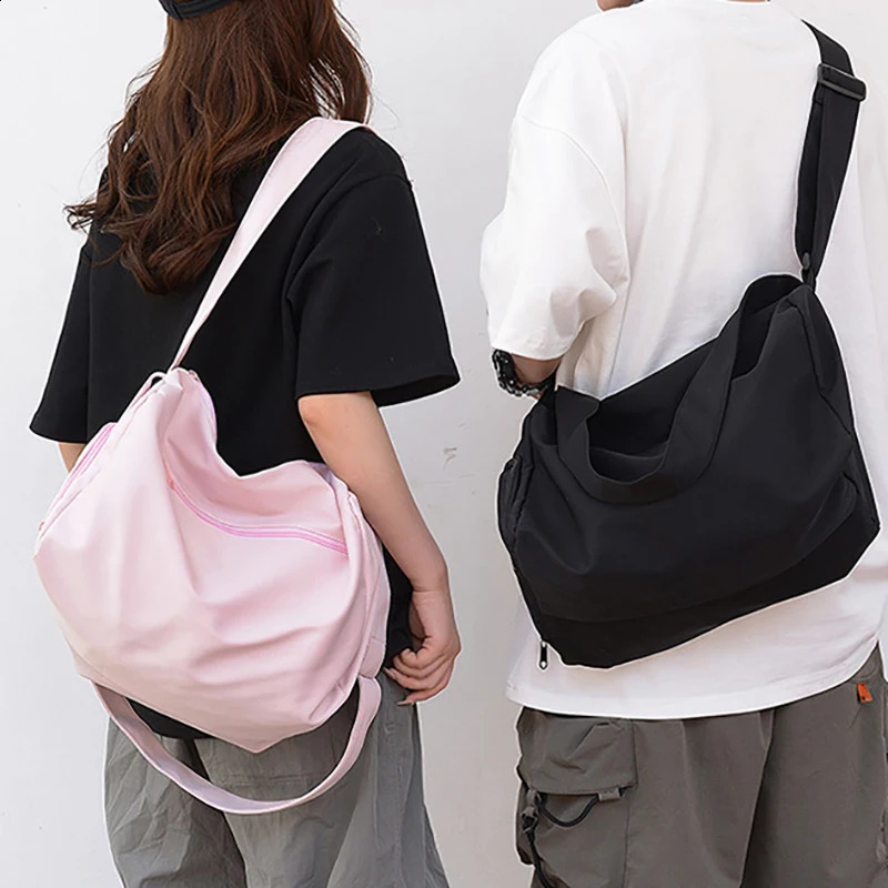 Large Crossbody Travel Tote Bags for Women 2024 Canvas Shoulder Messenger Bag Sports Yoga Satchels Fashion Woman Handbag 250314