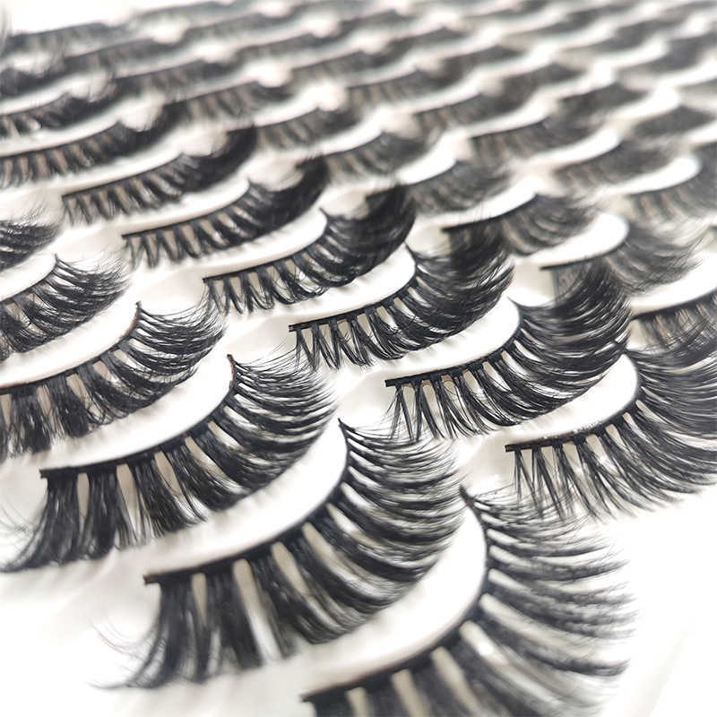 Thick Natural False Eyelash 40 Pair Set Thick 3D False Eyelash New Style W250324