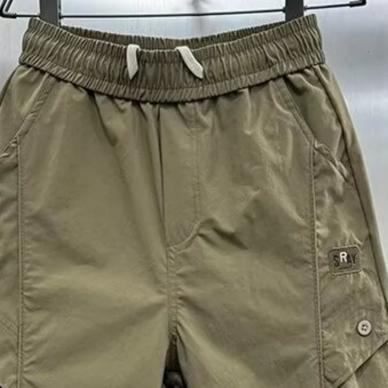 Slow running pants summer mens tailored Trouser sweatshirts runners largesized sportswear Korean clothing gym goods 250322