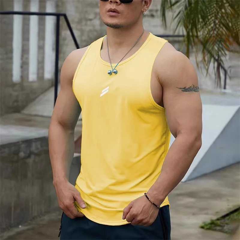 Summer New Tank Top Mens Ring Neck Mesh Eye Sports Shirt Sleeveless Tank Top Quick Drying Training Tank Top Men X250324