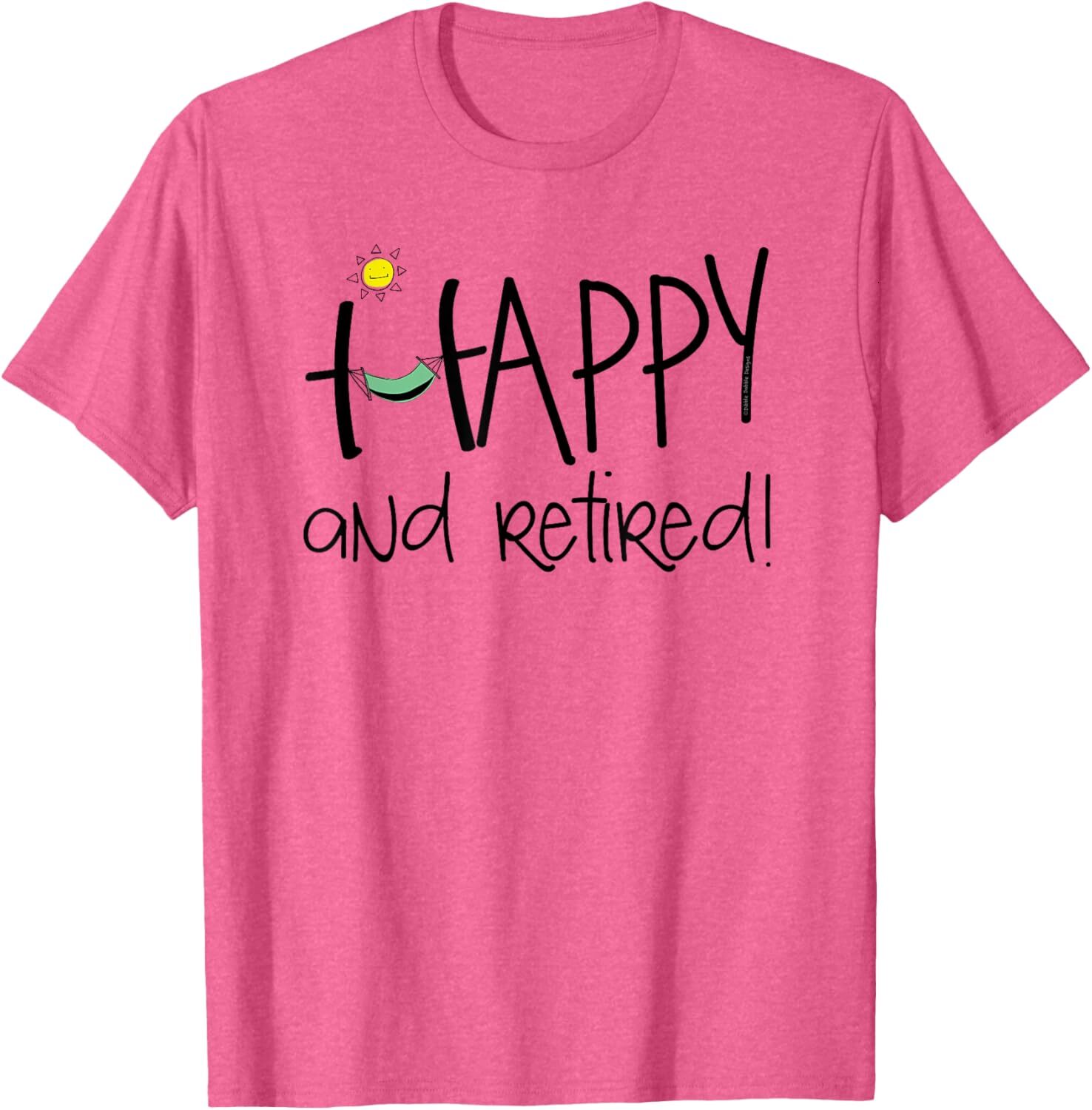 T shirt for Mens Happy and Retired Funny Retirement Graphic Tee Casual Tops Clothes Short sleeve cool