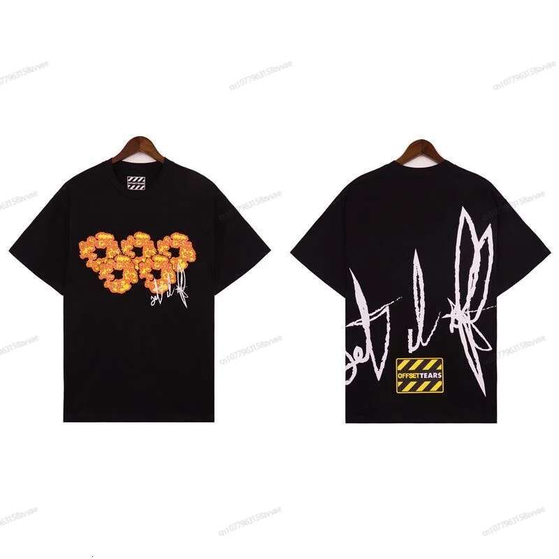 Designer clothes Summer New Fashion Printing Loose Couple Hip-Hop Cotton T-Shirt High-Quality Short-Sleeved