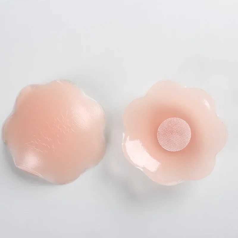 1 pair of silicone Nipple covers reusable lift invisible stickers bra filling stickers breast tape female breast stickersXJ250324