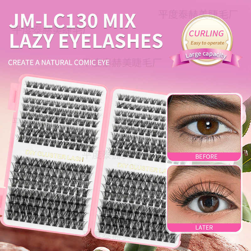 Eyelash Extension Set False Eyelash 32 Rows Thick Curly Soft W250324