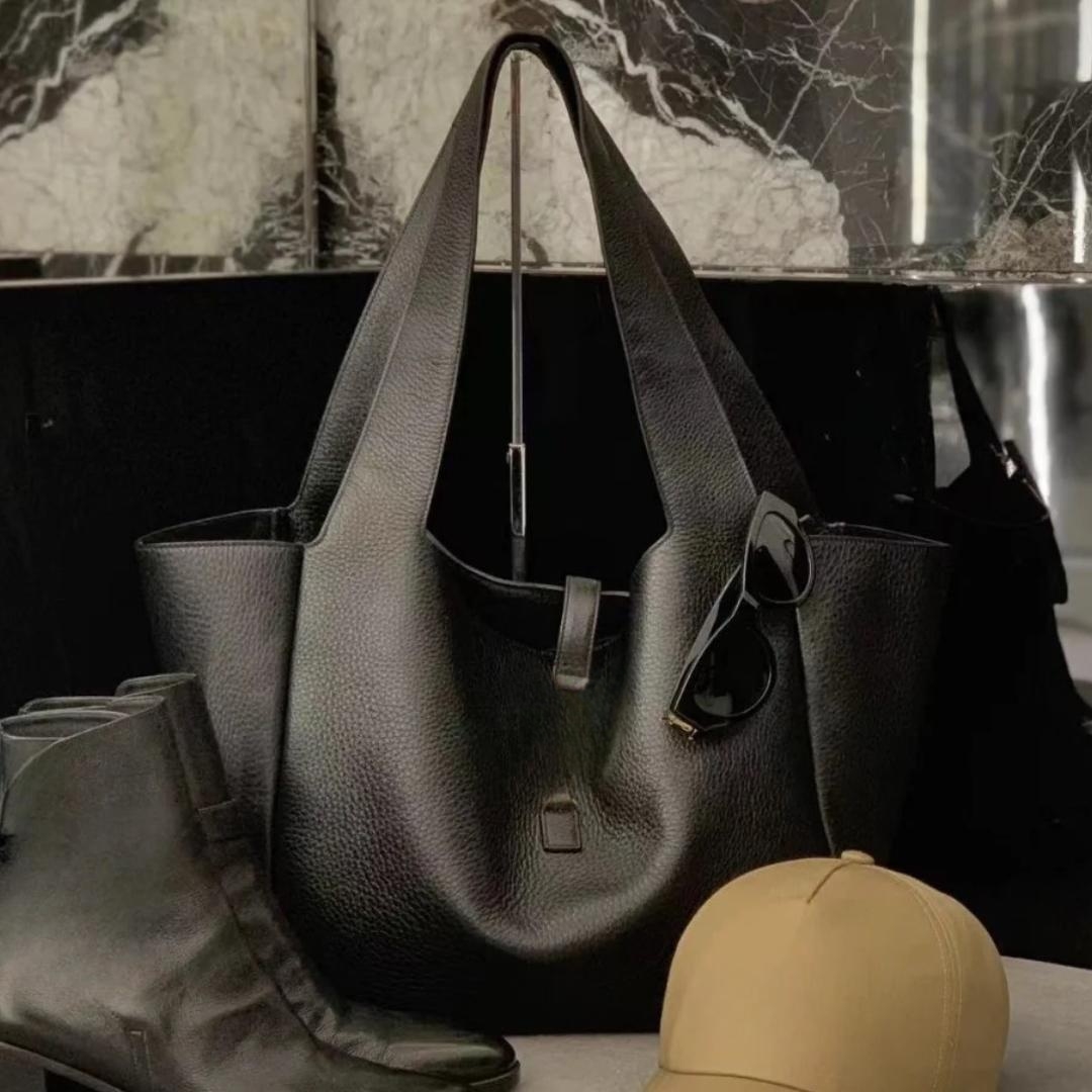 BEA Tote Designer Bag Grained Leather Totes Women Handbag Shoulder Large Purse Travel Shopping Bags