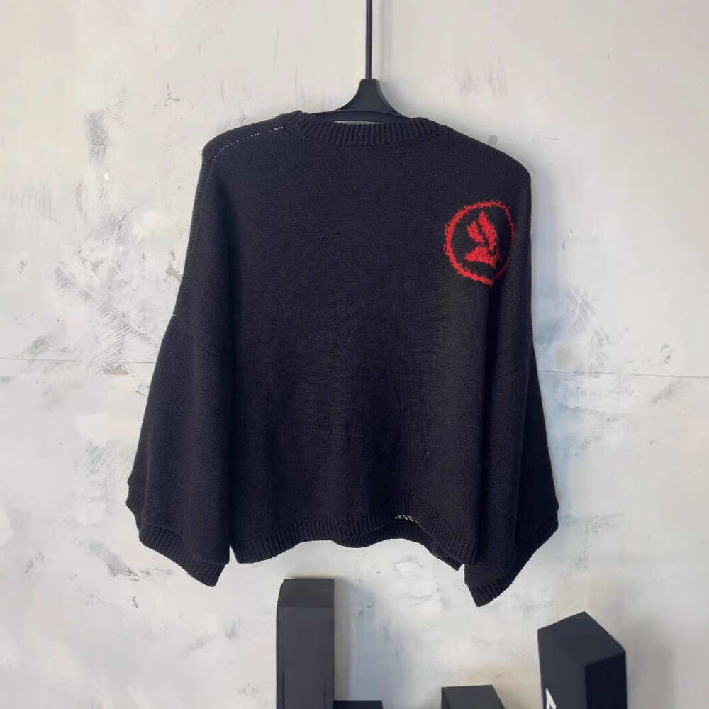 International Station New Winter Lazy Style Loose Long Sleeve Hoodie Men's and Women's 3D Jacquard Craft Pattern Knitted Sweater