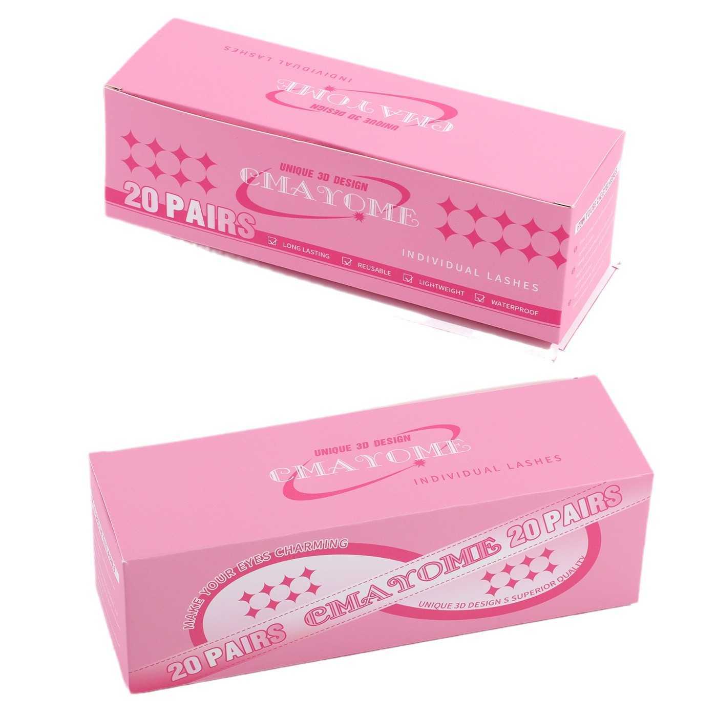 20 boxes of mixed natural curled false eyelashes thick eyelashes exaggerated eyelashes W250324