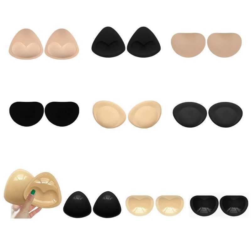 Womens double-sided adhesive bra pad insert breast augmentation lifting bra insert silicone push pad for swimsuit sports saggingXJ250324