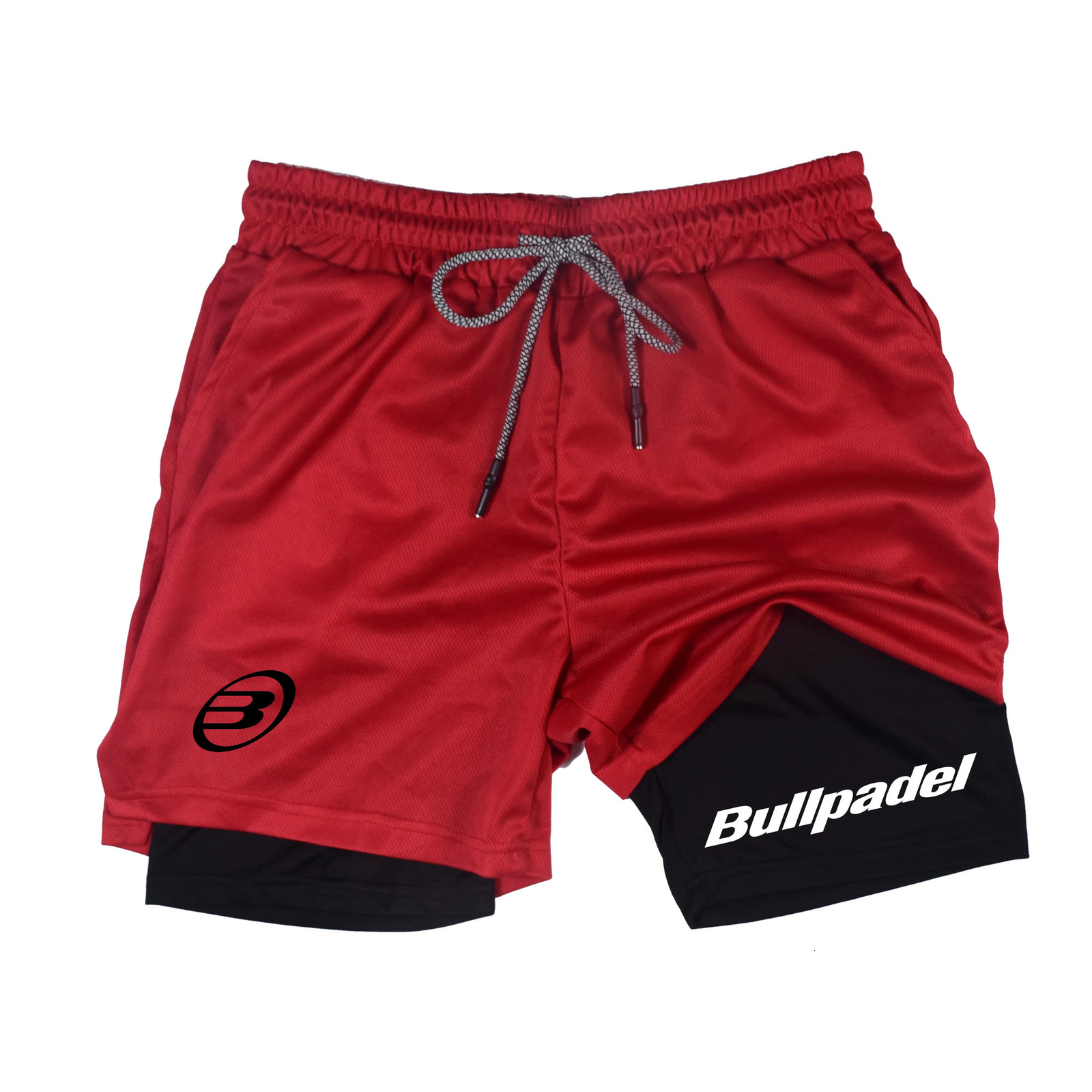 Mens Sport Shorts Summer Male Breathable Tennis Bullpadel Shorts Quick-Drying Badminton Trousers Outdoor Running Sportwear 250321