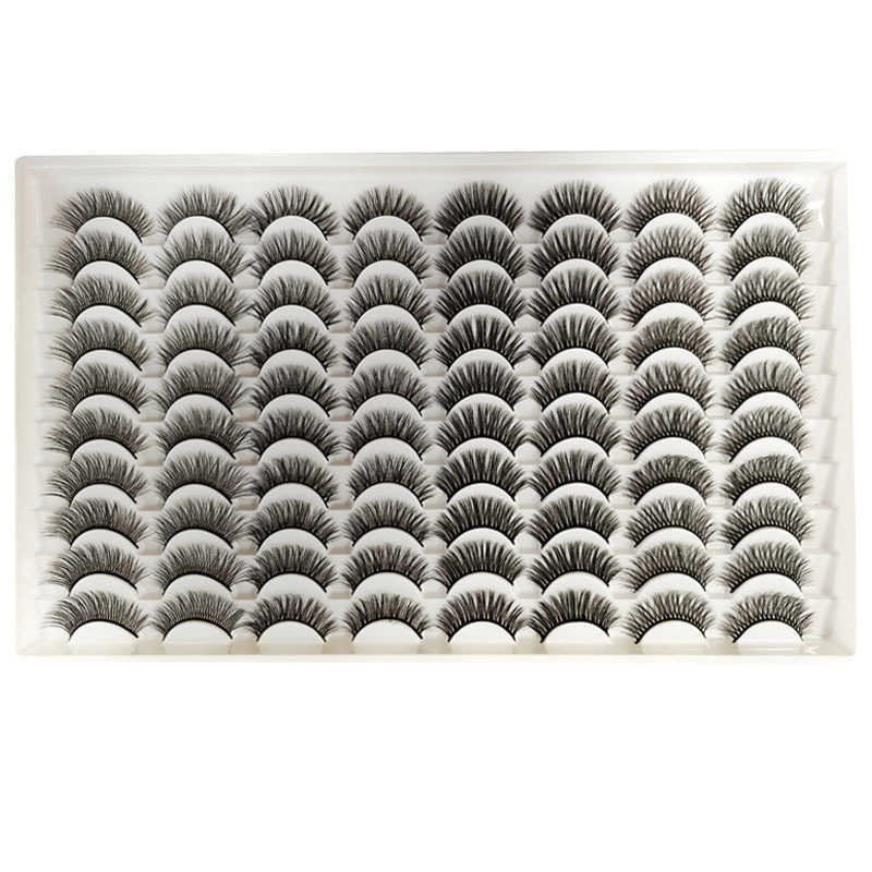 Thick false eyelashes multiple pairs large capacity mixed whole one-piece stage makeup special W250324