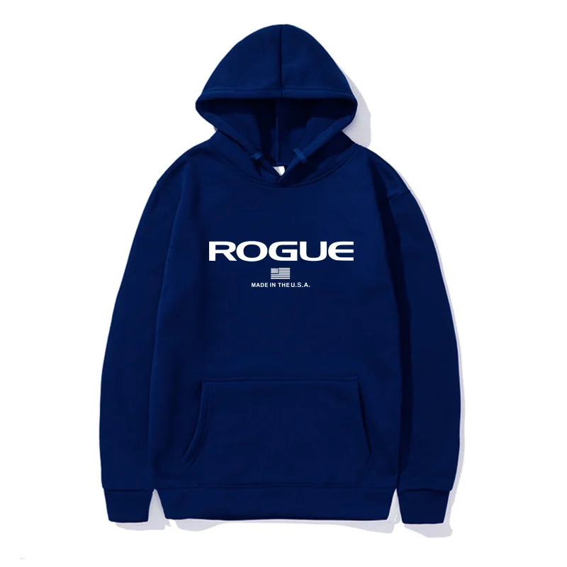 2025 Hoodie Mens Sports Rogue Fitness Hooded Sweater Cotton Fleece Men Pullovers Hip Hop Sweatshirt Clothing 250318