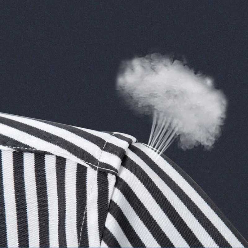 High quality ironless mens dress long sleeved mens classic stretch easy to care for casual shirt mens slim fit X250324