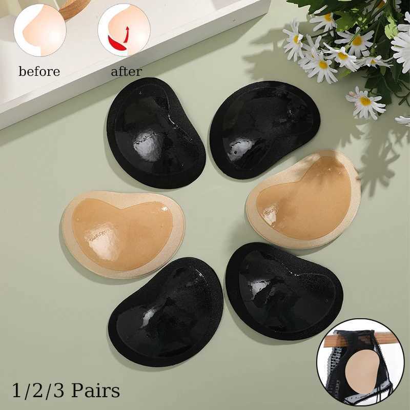 1 pair of silicone bra inserts breast pads adhesive push ups womens bras cup thickness Nipple cover patch bikini swimsuit insertsXJ250324