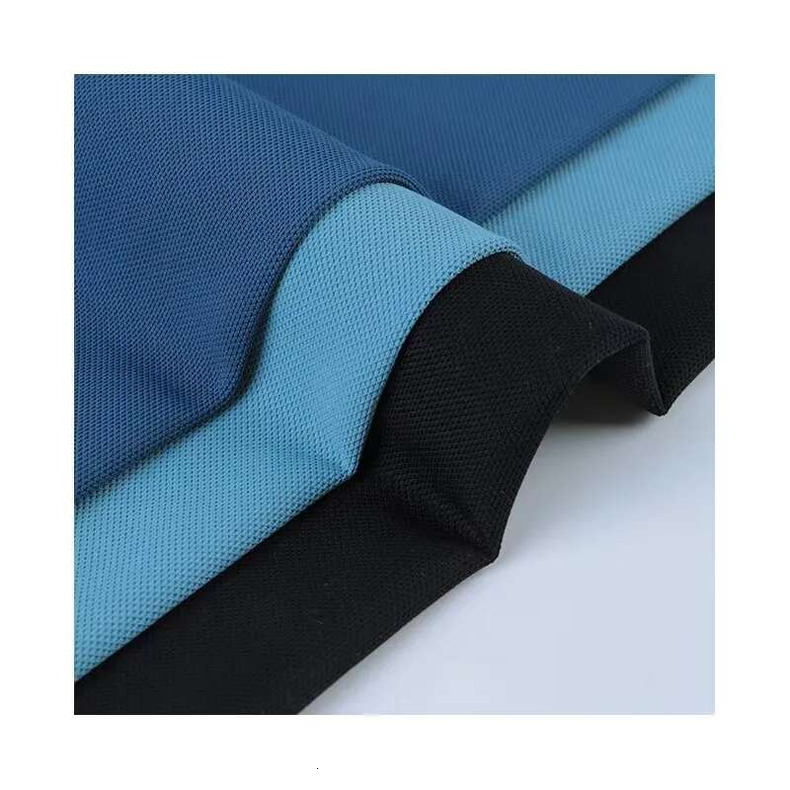 Stylish Men's Polo Shirt with Embedded Beading - Lightweight Knit Fabric Design quantity