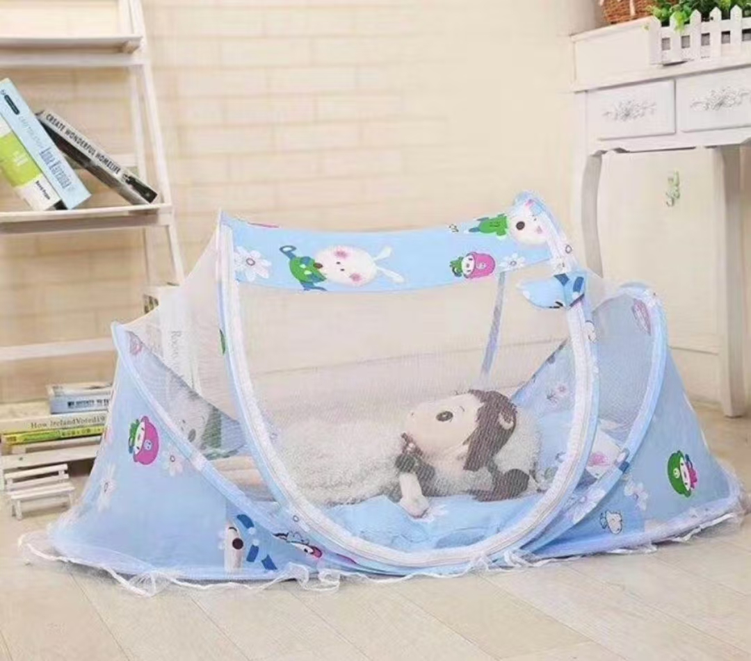 Jiaobao Little White Rabbit Three Piece Baby Mosquito Net Set