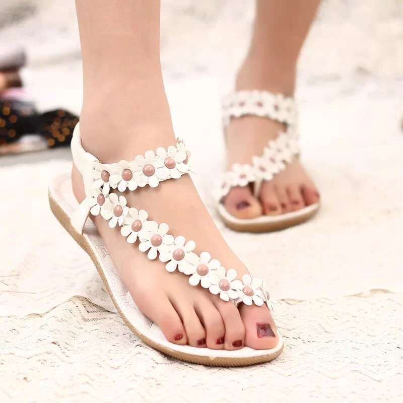 Women Sandals Summer Style Bg Bowtie Fashion Peep Toe Jelly Sandal Flat Shoes Woman 3 Colors