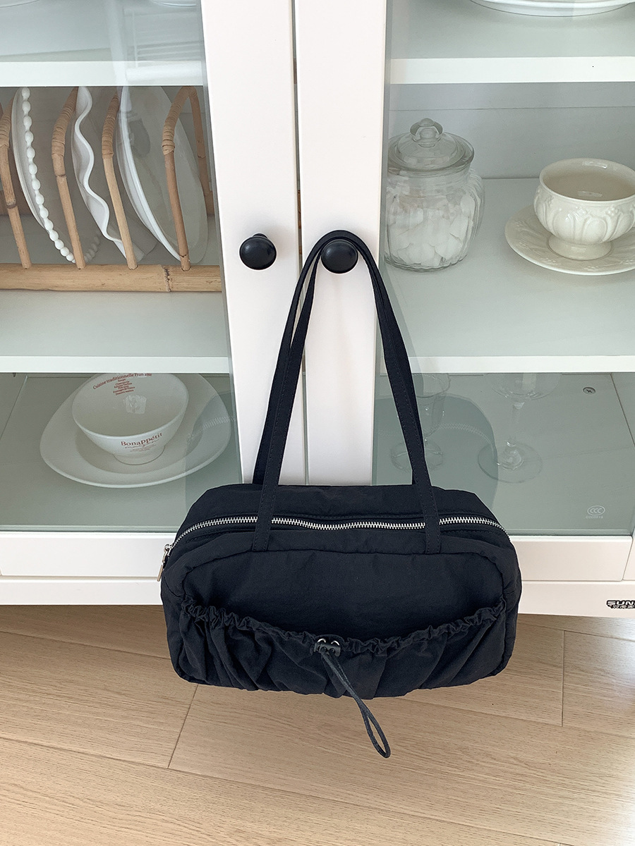 Pleated High-grade Underarm Bag Niche Commuter Tote Shoulder Bag Femininity New Large Capacity Nylon Bag Woman