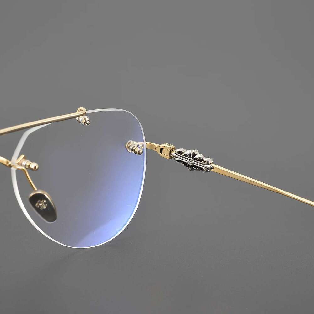 2024 Women Pilot Sunglasses Fashion Design Business Travel Gradient Rimless Frame Eyewear Driving UV400 Unisex Glasses