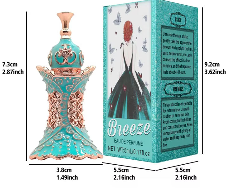 Natural Aromatic Flower Fragrance Aroma Long-Lasting Floral Scented Eau de Parfum for Women & Men