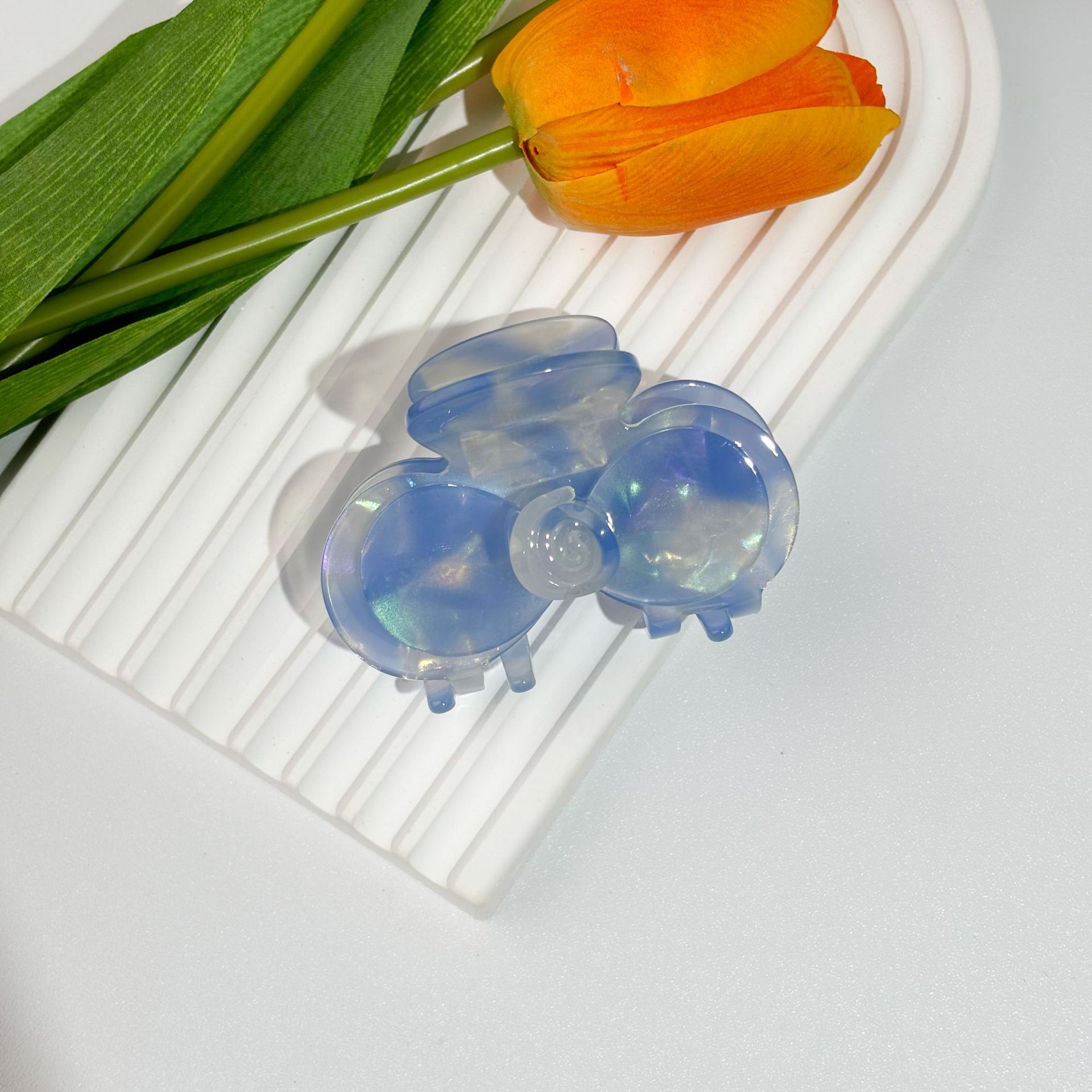 Acetate Flower Grab Clip Cute Fashion Plate Hair Clip Temperament Shark Clip Delicate Hair Accessories Hair Clip Female