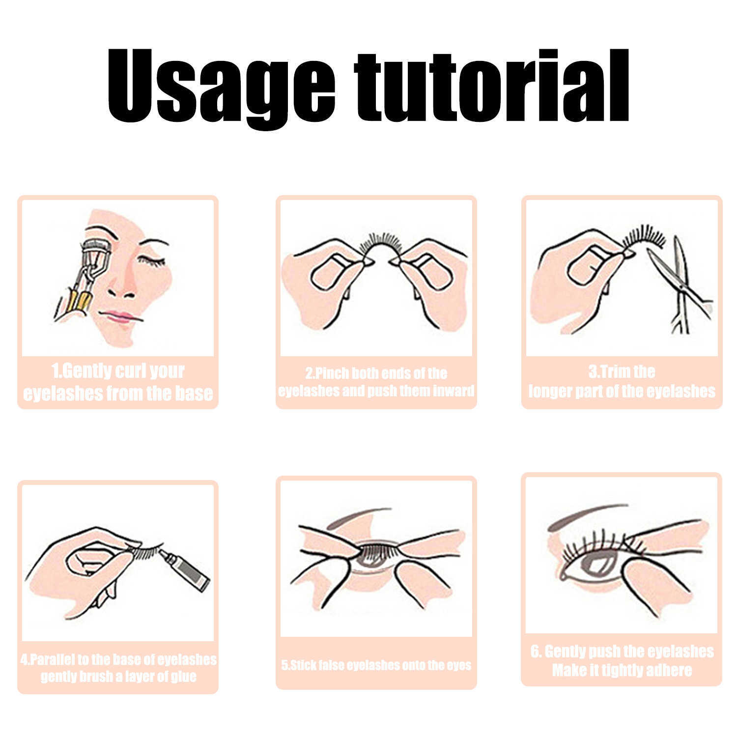 A set of 20 boxes of natural thick false eyelashes in 1 pair 3D curled and 3D anti real eyelashes W250324