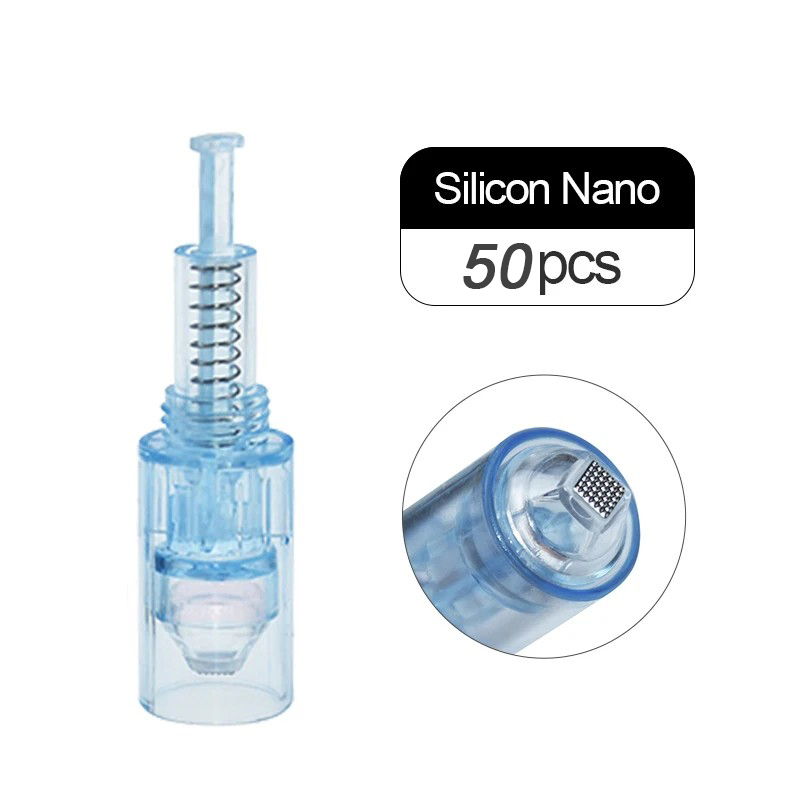50pcs Replacement Needles Cartridge For Dr pen X5 Microneedling Therapy Nano needling Face MTS Skin Care Dermapen Parts 9/12/24/36/42 pins