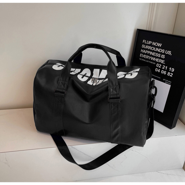 2025S Fashion Designer New Men S And Women S Large Capacity PU Fitness Travel Bag Outdoor Sports Handbag Dry Wet Separation Independent Shoe Compartme