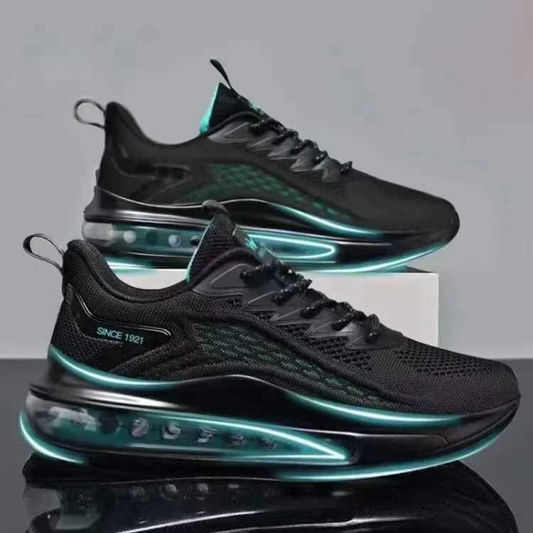 Mens running shoes Air Cushi mens spring and autumn new fashion breathable soft sole mens casual sports shoes Air Cushi shoesXJ250324
