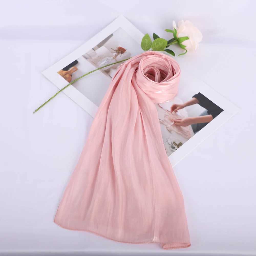 Designer Muslim Headscarf Fashion Micro Light Turbine Shawl High Quality Womens Breathable Long Scarves Wrap the Entire RIMAIRE X250324