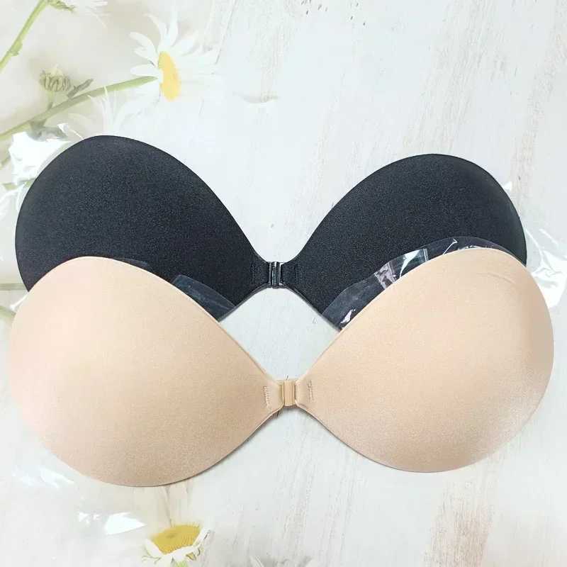 Womens Palm Push Up Invisible Silicone Bra Chest Stickers Enhance Self Adhesive Bra Cover Silicone Pad Sexy Strapless BraXJ250324
