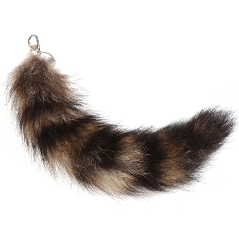 for Key Ring Raccoon Coat Tails Chain Keychain Keyring Gift Tails Key Ring Chain Creative Rings for Men 250324