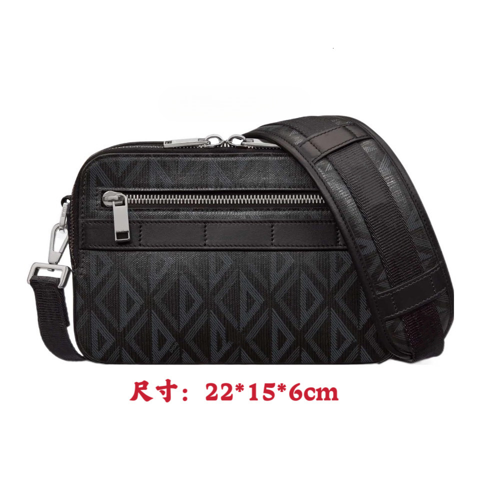 Messenger Bags For Men: hot Classic Checkered PVC Camera Canvas Coating Shoulder Crossbody Bag