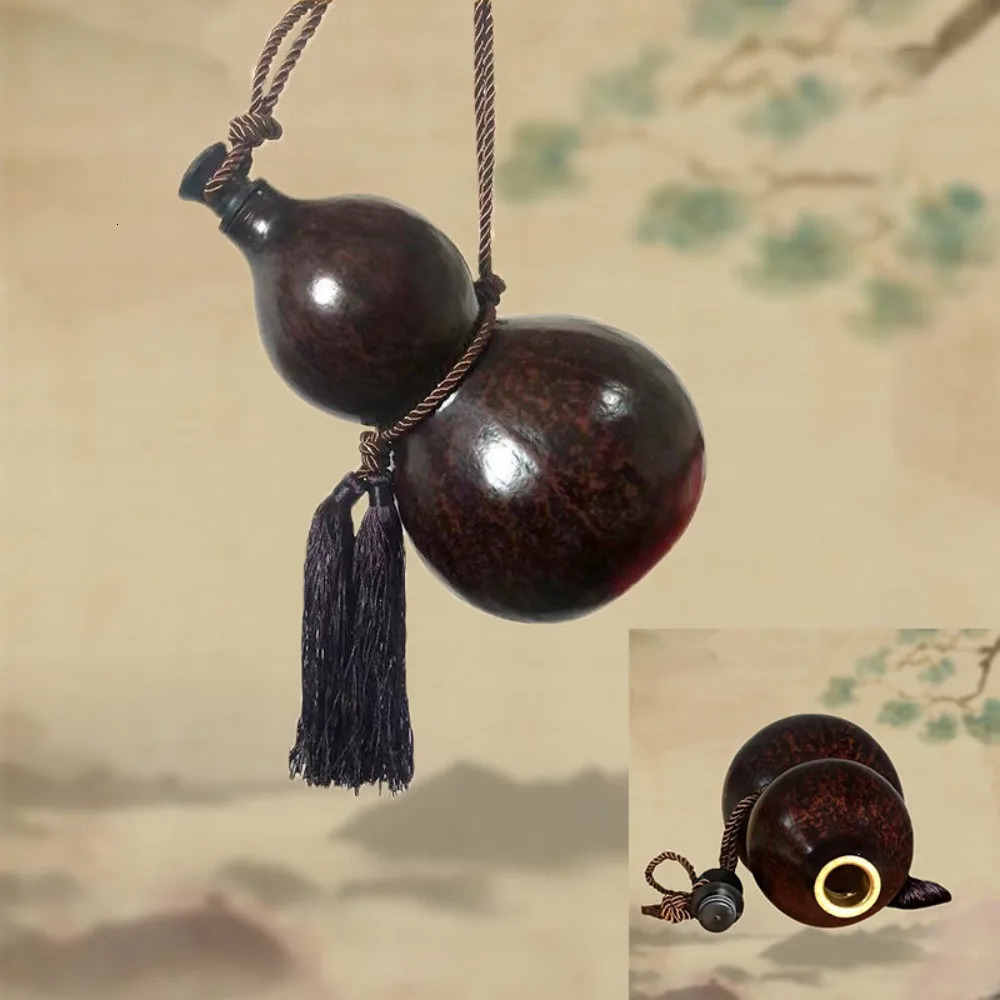 Chinese retro inspiration Gourd water bottle 500ML1000ML durable wine large capacity decoration kettle mens gift 250321z - view 5