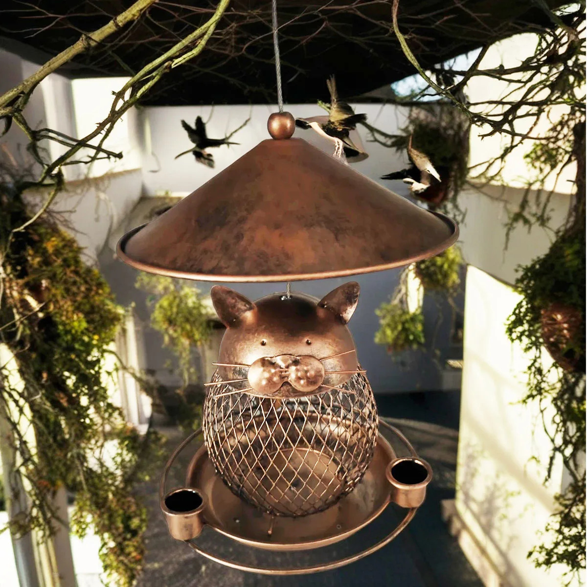 Patio Decorative Bird Feeder 250320