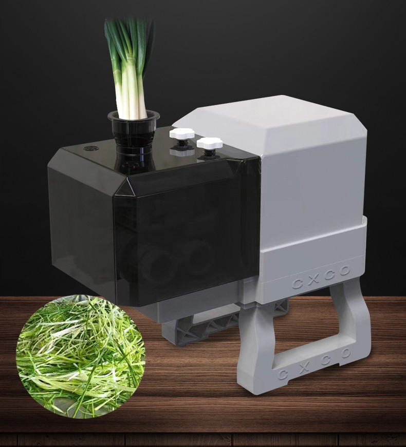 1.5mm 1.8mm 2.3mm Blade Electric Green Onion Shredded Cutter Slicer Kitchen Green Pepper Divider 2.3mm Shallots Shredding Machine Shred Silk Knife 220
