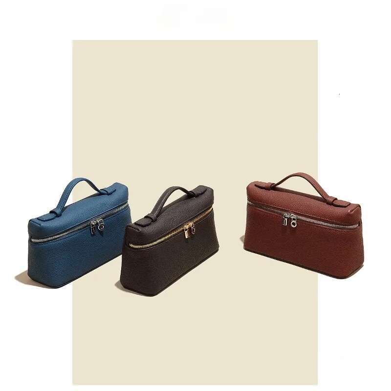 2025 New Light Texture Shoulder Soft Hand-Held Crossbody Handbag Makeup Bag Women's Underarm Commuter Bags