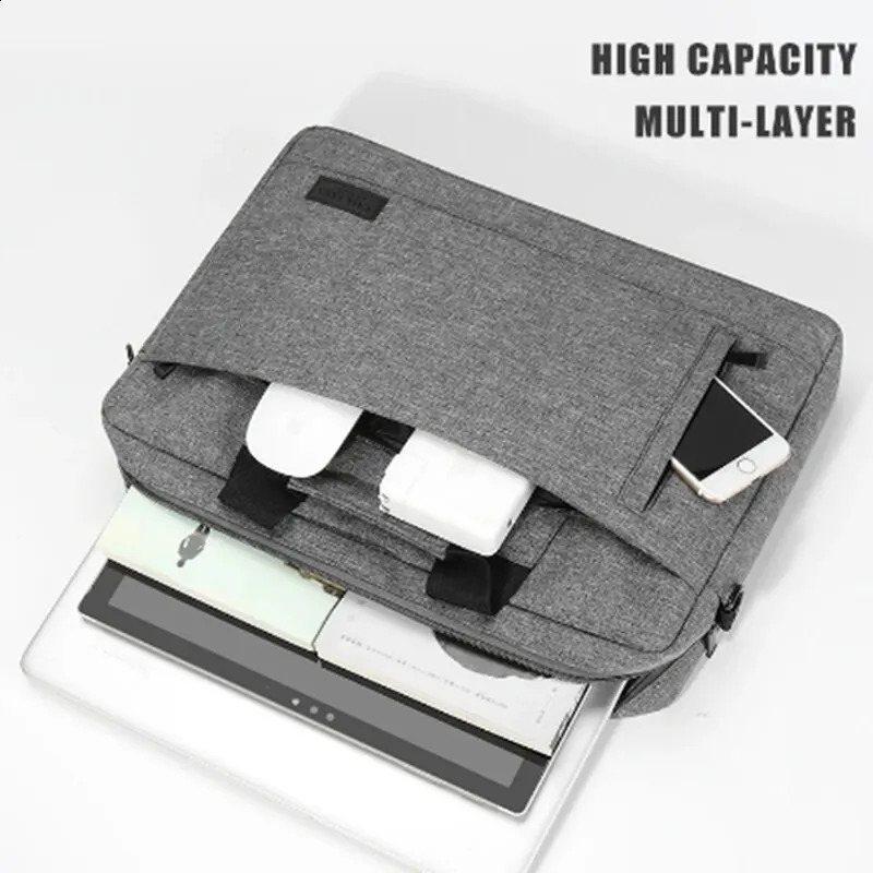 Business Laptop Bag Case Shoulder Tote Bag Notebook Bag Briefcase For 13 15 17 Inch Air Pro HP Asus Dell 250314