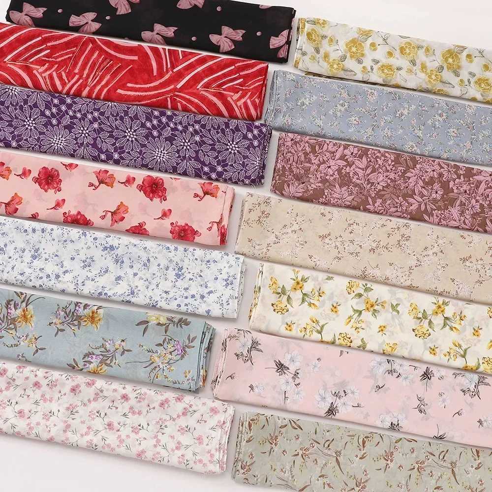 Printed floral headscarves Muslim headscarves large-sized shawls Muslim headscarves headscarves X250324