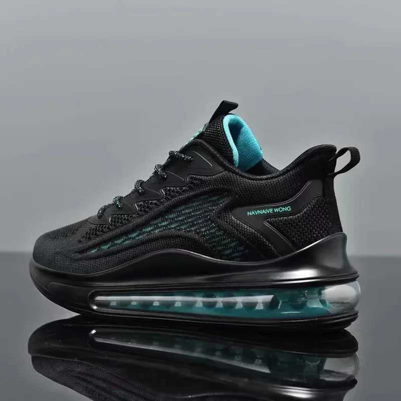 Mens running shoes Air Cushi mens spring and autumn new fashion breathable soft sole mens casual sports shoes Air Cushi shoesXJ250324