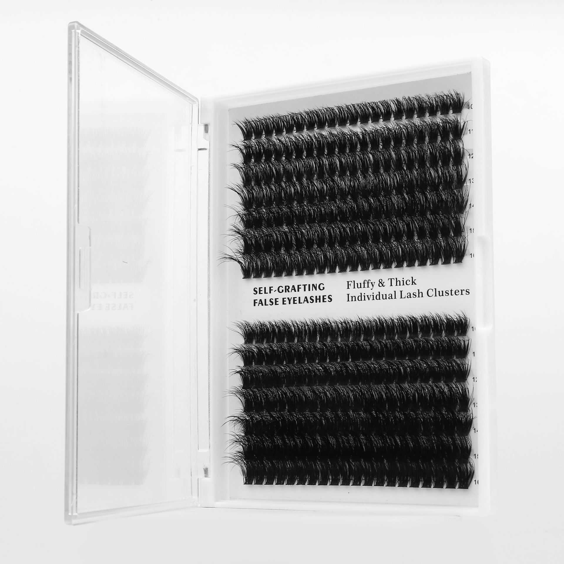 Messy Hot Melt Hair 3D Single Cluster Eyelash 80D Implanted False Eyelash Natural Thickening DIY Self Adhesive W250324