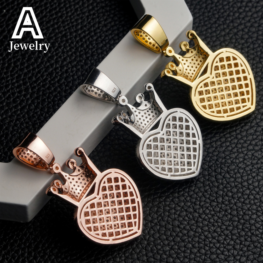 Europe and the United States best-selling 925 silver vvs Moissanite fashion pendant passed the test